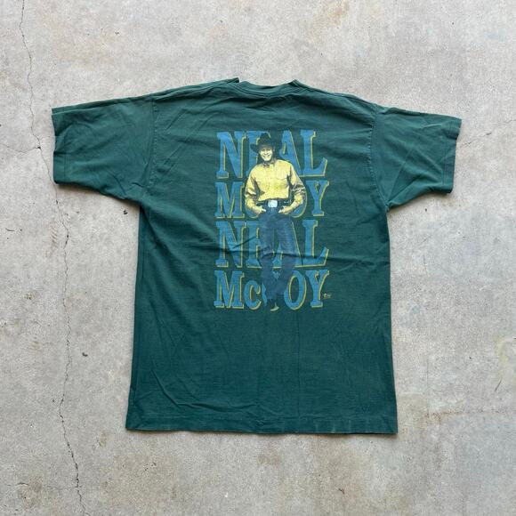 Vintage 90's Neal McCoy On Tour T-Shirt Large - Picture 1 of 6